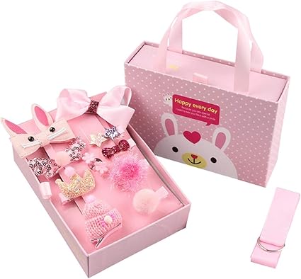 Juego de clips para el pelo para niñas y niñas, cinta para el pelo, accesorios para