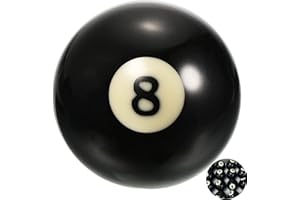 Ball NO.8 Billiard Replacement Ball, Pool Table Ball Pool Ball Standard Regulation Size for Billiard Room Game Room,for Pract