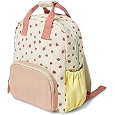 YONIZA toddler backpacks for girls 2-4 strawberry mini preschool backpack cute kindergarten backpack(pink)