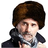 Men Faux Fur Trapper Hat Men Women Winter Ski Cap Thermal Warm Ushanka Windproof Furry Trooper Dad Hats