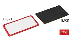 Dry Erase Magnetic Labels - Set of 25-4x2 Inches