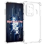 USTIYA Case for Black Shark 5 Pro Clear TPU Four