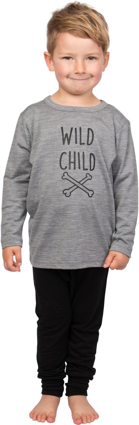 Little Flock Merino, Thermals, Designer Set for Kids and Toddlers