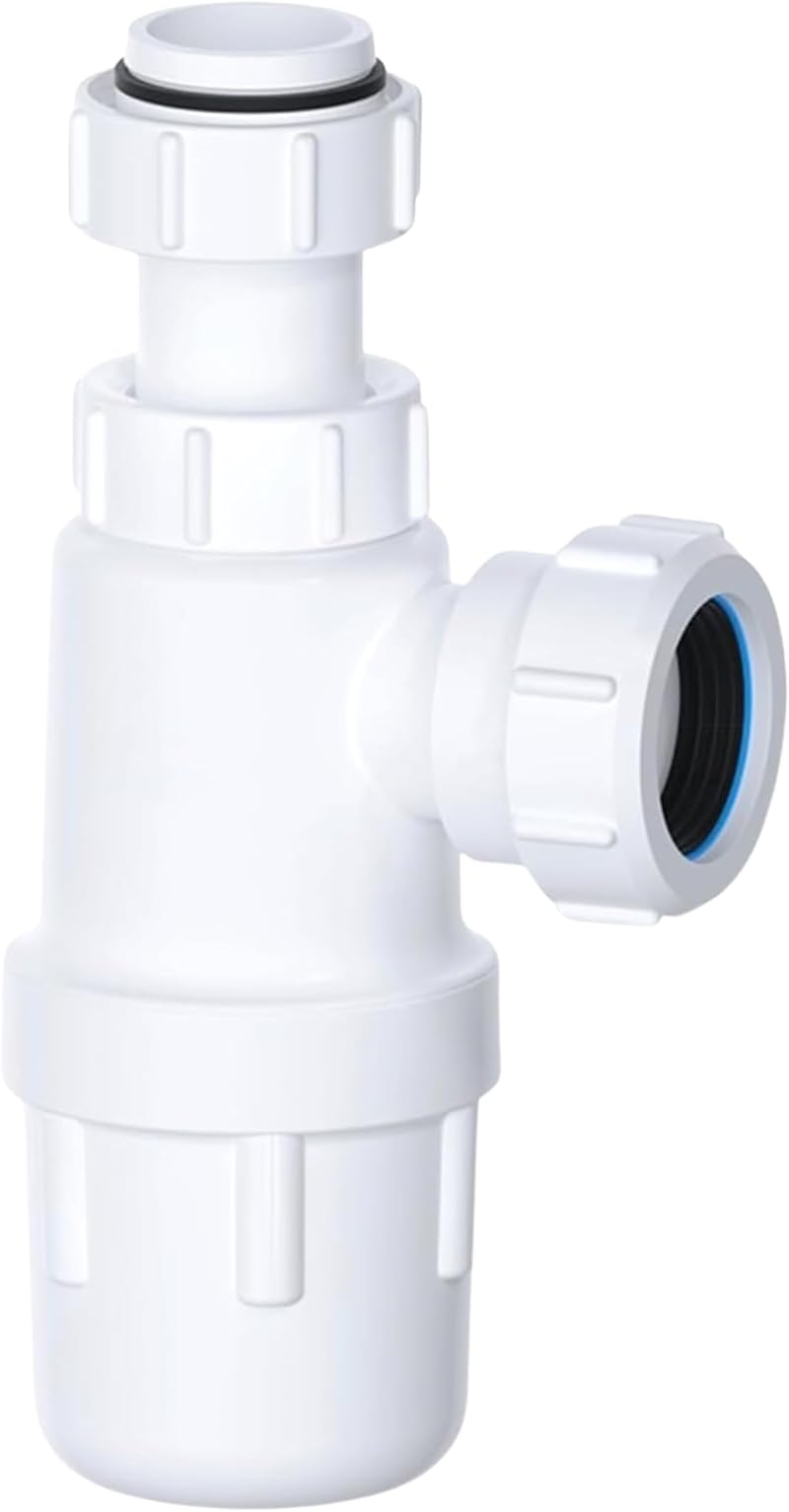 PlumbEZ Telescopic Adjustable Bottle Trap 32mm BS EN 274-1 Compliant