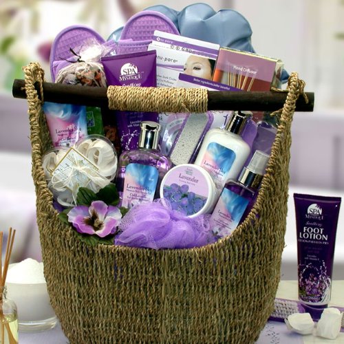 Relax and Enjoy with the Soothing Lavender Spa Gift Basket