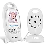 FLOUREON Wireless Baby Monitor Camera Bambini Videosorveglianza Sicurezza, Inter