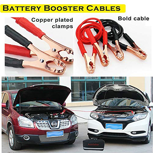 Car Truck RV Emergency Safety Kit 123Pcs Roadside Assistance Winter Survival Rescue Tools with Jumper Cable Tow Rope Triangle Blanket and First Aid Kit Bandage, 2 Year Warranty