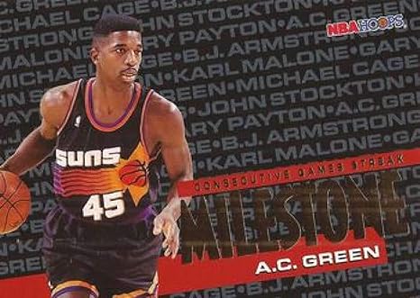 Amazon Com 1995 96 Nba Hoops Series 1 210 A C Green Phoenix Suns Ms Official Basketball Trading Card Made By Skybox Collectibles Fine Art
