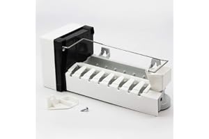 Compatible Refrigerator Icemaker for Part Number W10190978, Amana SXD25NL, Maytag PSD264LGRW, Kenmore/Sears 59652673200 Fridge