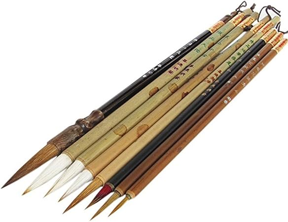 Professional Chinese Art Brush Set 8 Pcs Chinese Paint Brush Kit Amazon Co Uk Kitchen Home