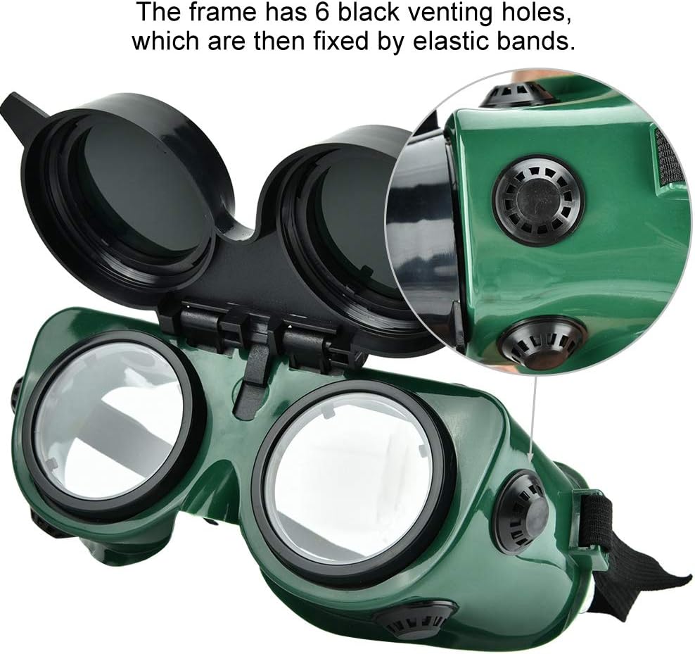 FlipUp Front Welding Goggles, Safety Eye Protection Welder Goggles