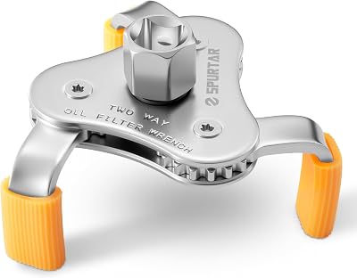Spurtar 3 Jaw Oil Filter Wrench 68-104mm with Protective Sleeves