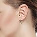 Gem Stone King 925 Sterling Silver Peridot Gemstone Birthstone French Wire Women's Earrings, 1.80 Ct Green 6MM