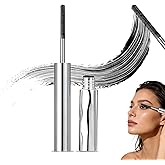 Eyelash Primer, 2026 New Waterproof Curling Mascara, Tubular Eyelash Primer for Women, Black Natural and Non-Smudged Mascara for Daily Use (Black 1Pcs)