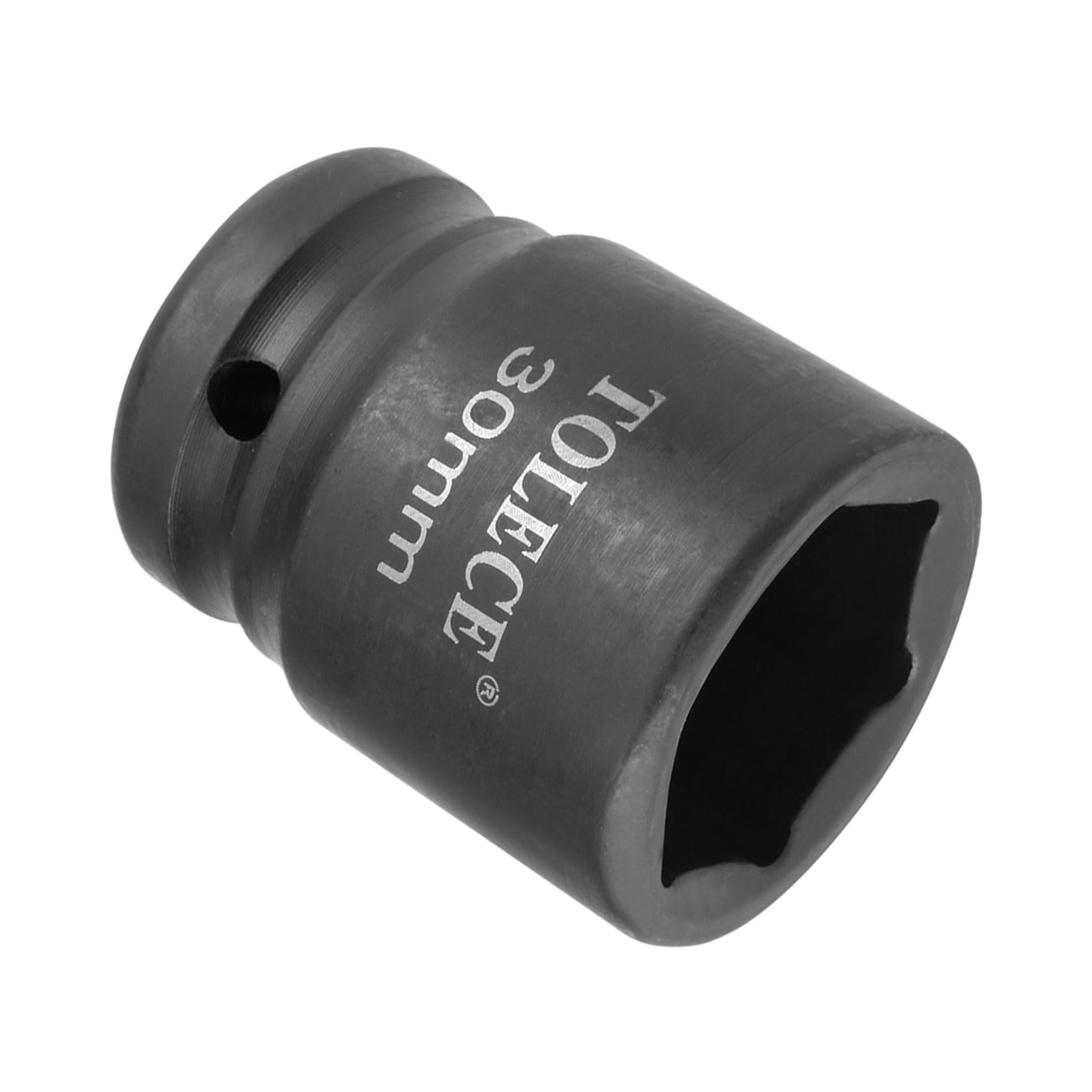 CoCud 6-Point Shallow Impact Socket, 3/4-Inch Drive 30mm Socket, Cr-Mo Spindle Axle Nut Impact Socket - (Applications: for Household Maintenance)