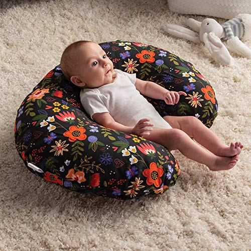 Boppy Original Nursing Pillow & Positioner, Black Floral
