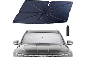 HIMUMOY Windshield Sun Shade Umbrella: for Hyundai Tucson-2022-2024 2025 - Front Custom Car Window Shades - Foldable Sunshades Block UV Keep Cool