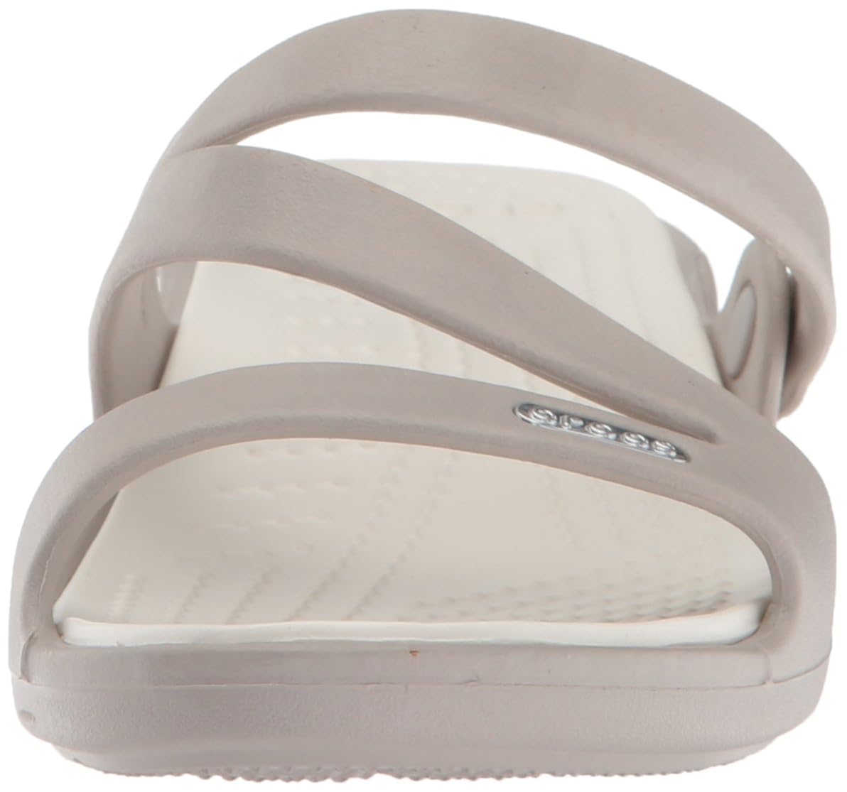 crocs womens patricia platinum oyster wedge