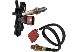 AUTO OCCASION 2Pcs 234-5045 234-4808 O2 Oxygen Sensor Upstream and Downstream Replacement for VW Beetle Golf Jetta City 2.0L