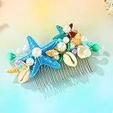 EVILD Mermaid Hair Accessories Starfish Hair Comb Wedding Hair Pieces for Women