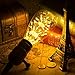 KINGSO Vintage Edison LED Bulb Bright Starry Style Romantic Fireworks Squirrel Cage Light Bulbs, 3W, 2700K, 85~265V, Warm Color, E26/E27 Medium Screw Base, ST64 Antique Shape (6 Pack)