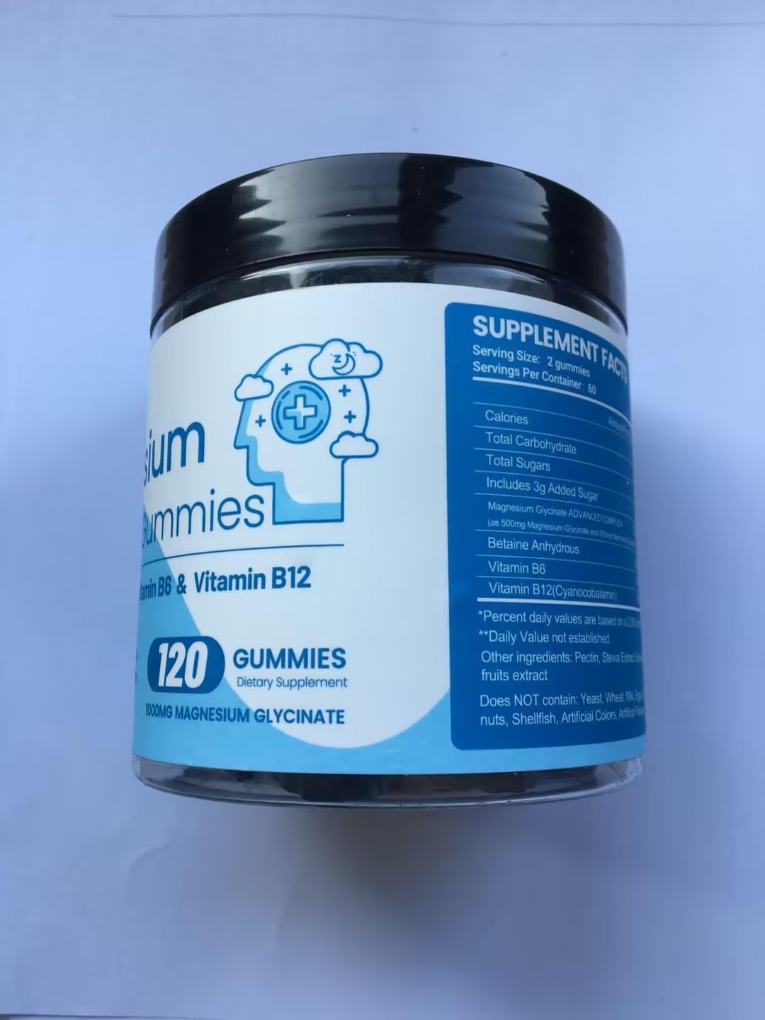 inGreens 1000mg High Absorption Magnesium Glycinate Gummies for Adults & Kids - Chewable Magnesium Supplement for Calm, Sleep, Muscle Relief, Nerve Support - 120 Gummies, 60 Day Supply