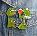 Flairs New York Premium Handmade Enamel Lapel Pin Brooch Badge ([Frog] But That's None of My Business, 1 Pin)