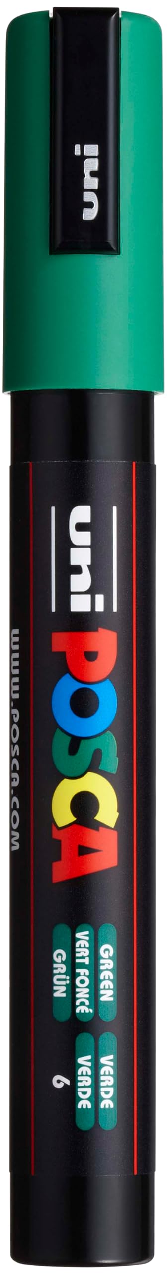 Uni-Ball poscgreen5m Posca Medium Bullet Tip Marker - Green