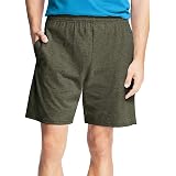 Hanes Herren-Schlafshorts Aus Baumwolle – Jersey-Strick Mit Knopfleiste & Kordelzug