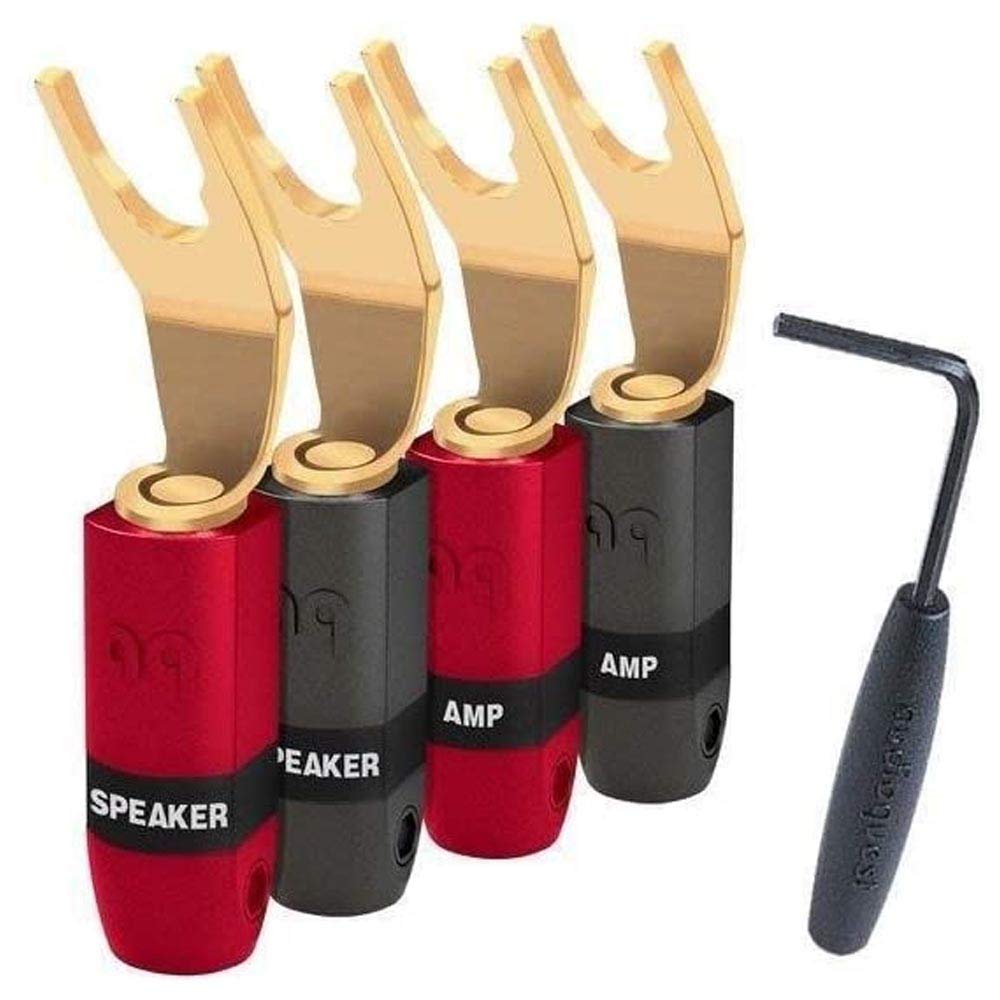 Audioquest SureGrip 300 Multi-Spade Pack of 4 Gold