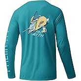 Palmyth Fishing Shirts for Men Long Sleeve UPF 50+ Sun Protection UV T Shirt Tee
