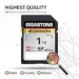 Gigastone 1TB SDXC Memory Card 4K Pro Series UHS-I V30 150MB/s view 7