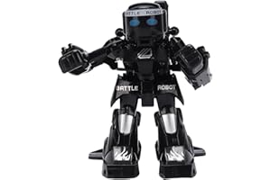 Luocute Remote Control Fighting Robot Toy, Dual Player Mode with Infrared Sensing and Gravity Sensor, LED Flashes Sound Effec
