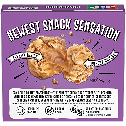 Jif Power Ups Apple Cinnamon Peanut Butter Creamy Clusters Granola