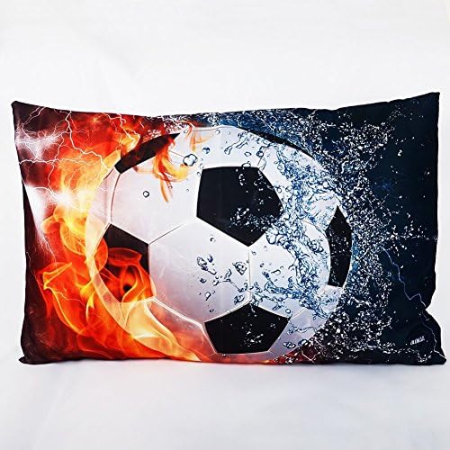 OLOKAACustom style Pillowcase Standard Size "20X30"with olokaa logo (Soccer ball)