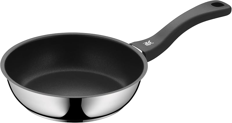 Padella Rivestita Ø 20 cm Devil Manico Cromargan Acciaio Inox Teflon Platinum Adatto a induzione, Lavaggio a Mano, Inossidabile, Argento