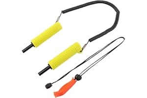 NOWHYX Retractable Ice Safety Pick - Skating & Fishing Kit Accessories, Portable Emergency Fit Retractable Safety Pick Skatings Kit for Skating Sled Walking On Ice Protection