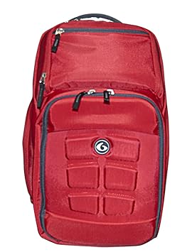 6 Pack Fitness Expedition Backpack 500 Red/Grey: Amazon.es ...