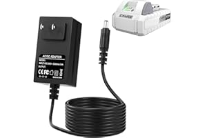 SYFLYH Charger for Snow Joe & Sun Joe 24v Lithium Ion Battery,Compatible with iBAT24,24VBAT,24VBAT-LTE,24VBAT-LT, 24VBAT,24VBAT-XR Series Battery Power Adapter Cord