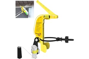Dasunwat Spray Can Extension Pole Adaptor,Adjustment Sprayer Bracket Adaptor for Wasp/Hornet/Bee Spray Long Range,Spray Paint,Window Cleaner,Tree Pruning Sealer Spray,Spray Can Trigger Handle(Yellow)
