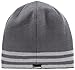 adidas Youth Kids-Boy's/Girl's Eclipse Reversible II Beanie, Black - Onix Marl/Black/Grey/Onix, One Size