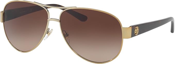 tory burch signature aviator sunglasses