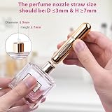ACWOO 5Pcs 5ml Perfume Atomiser Bottles Refillable Fine Mist Travel Set view 6