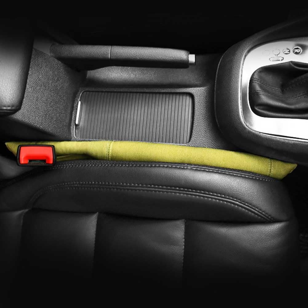 Amazon Pure O シートすき間クッション 布 コンソール 隙間 クッション 埋め クッション 落下防止 9色選べる 2本セット パープル シートクッション 車 バイク