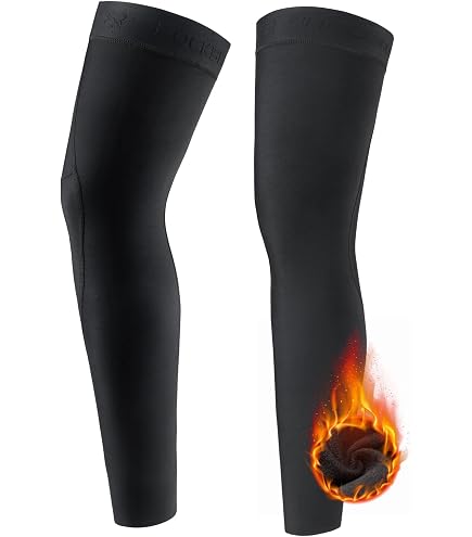 DISPRA Velvet Motorcycle Leg Warmers - Waterproof, Reflective, With Anti-Slip Sling For Cycling, Skiing, Motorbikes In Cold Weather