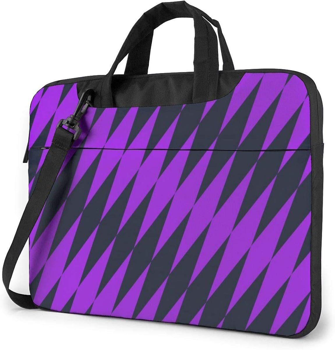 Electric Purple Women Laptop Bag, Shockproof Lightweight Satche