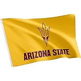 Desert Cactus Arizona State University ASU Flag - 3 x 5 Feet Devils Banner, Indoor/Outdoor Durable Fabric, 100% Polyester Design (Style 2)