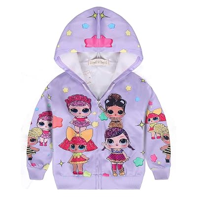 WNQY Surprise Princess Outerwear Girls Coat for Doll Surprised