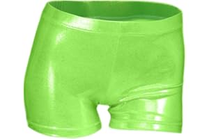 ZIZI Aosva Little Big Girls' Sparkle Dance Tumbling Athletic Gymnastics Short 2-14Years