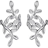 ChicSilver 925 Sterling Silver Ear Cuffs Non-Piercing Cartilage Earrings: Various Styles, Conch Cuffs (with Gift Box)